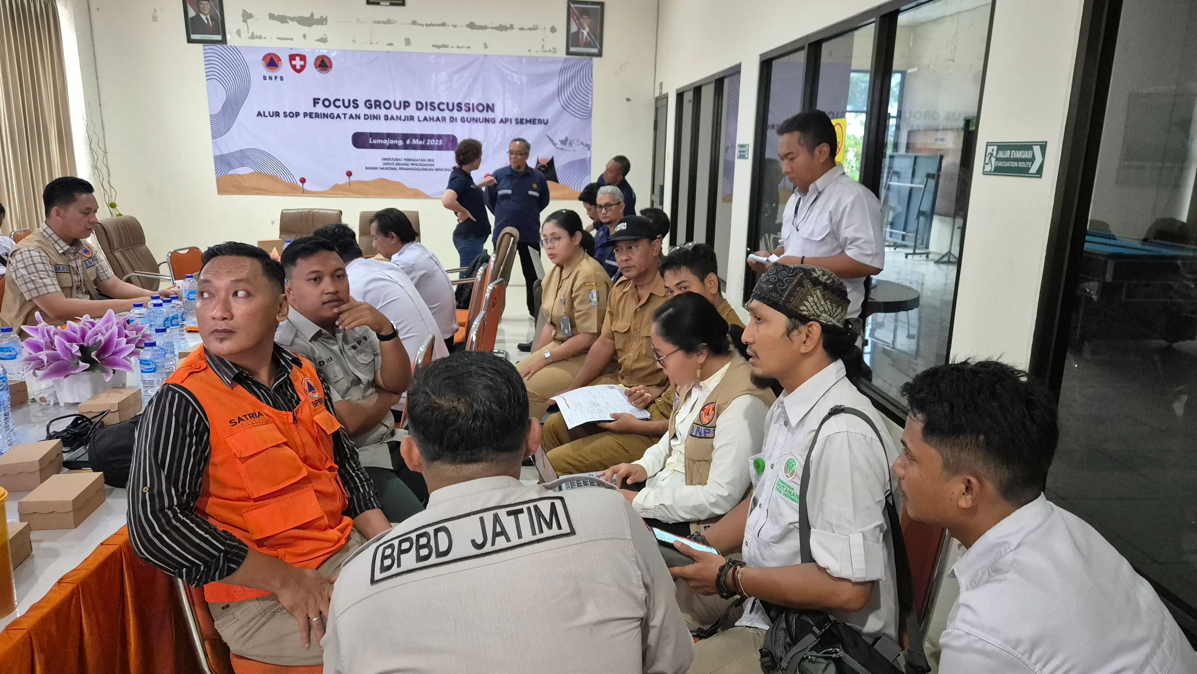 BNPB-Swiss-Pemkab Diskusikan Penguatan EWS Lahar Semeru